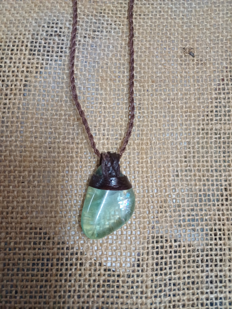 Green Fluorite Pendant