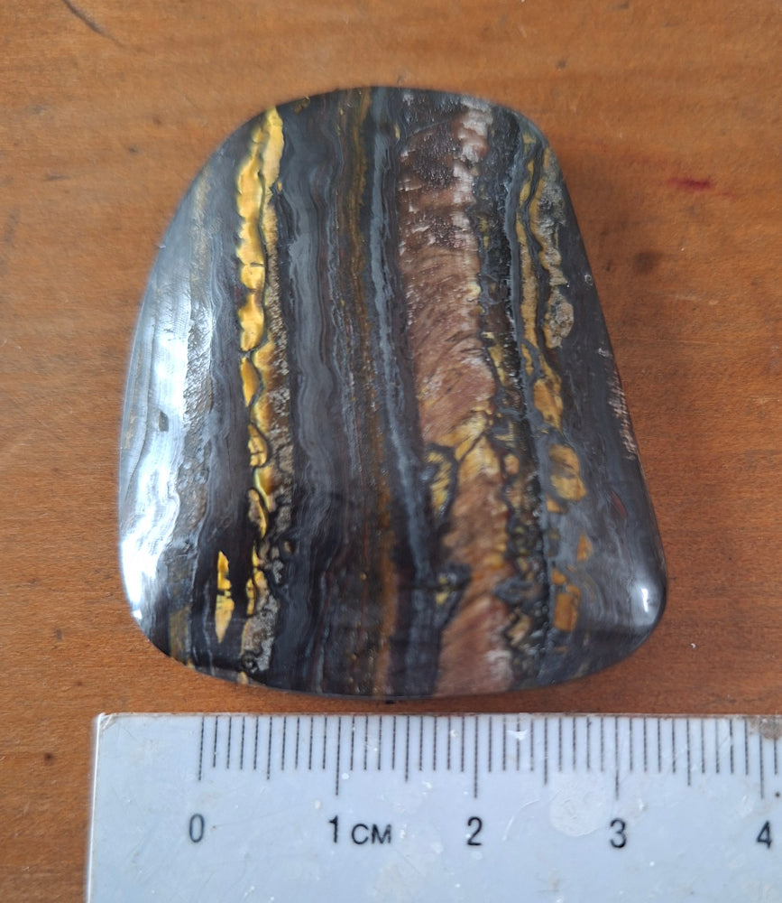 Tiger Iron Tumbled Stone