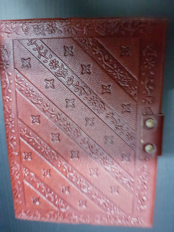 Leather Journal Flower of life