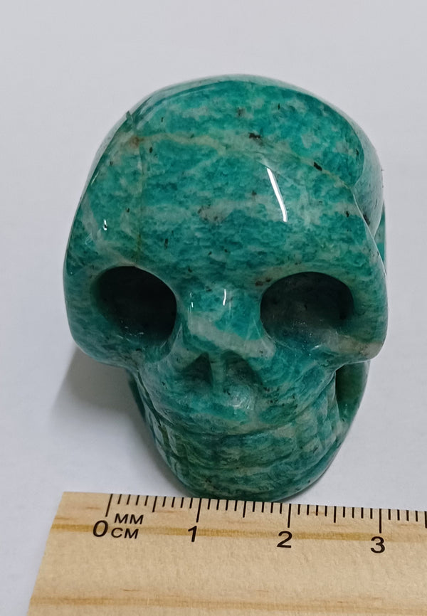 Amazonite Crystal Skulls