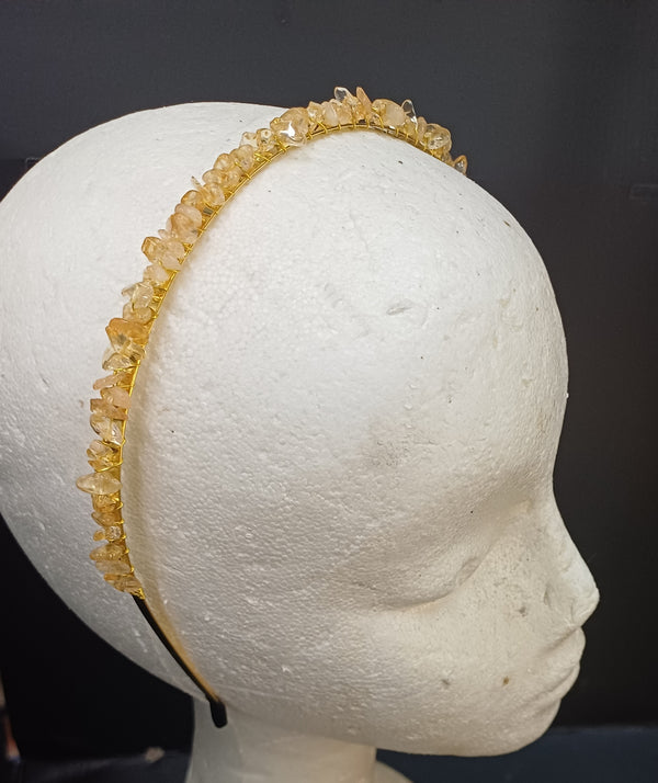 Citrine Crystal Headband