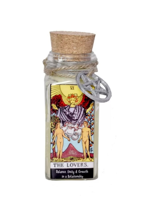 Tarot Candle. - The Lovers