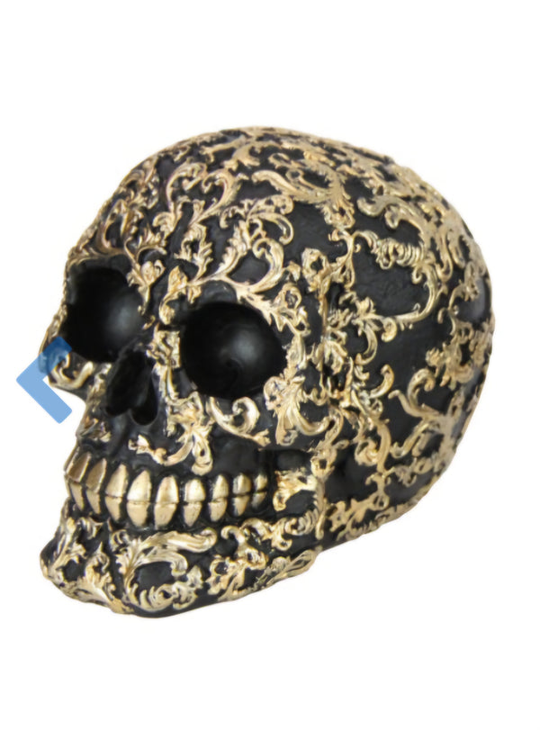 Black & Gold Skull