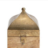 Wooden & Brass Moroccan Box