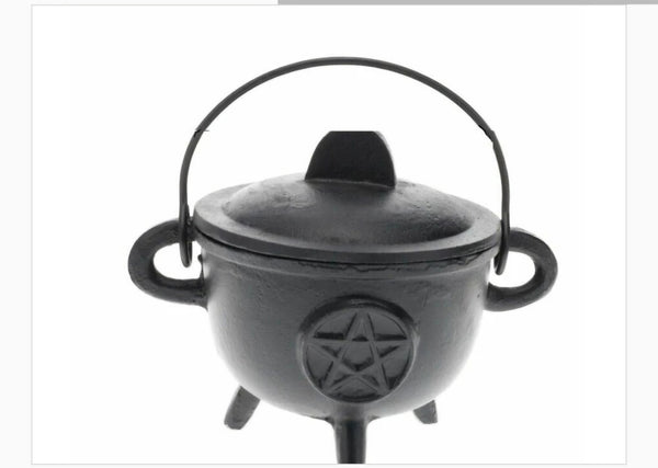 Iron Cauldron with Pentragram