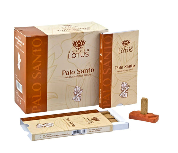 Golden Lotus Bricks - Palo Santo