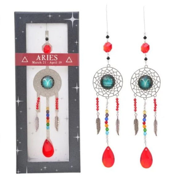 Aries Crystal Suncatcher