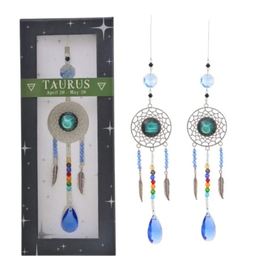 Taurus Crystal Suncatcher