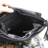Black Suede Boho Bag