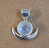 Crescent Moon Moonstone Pendany