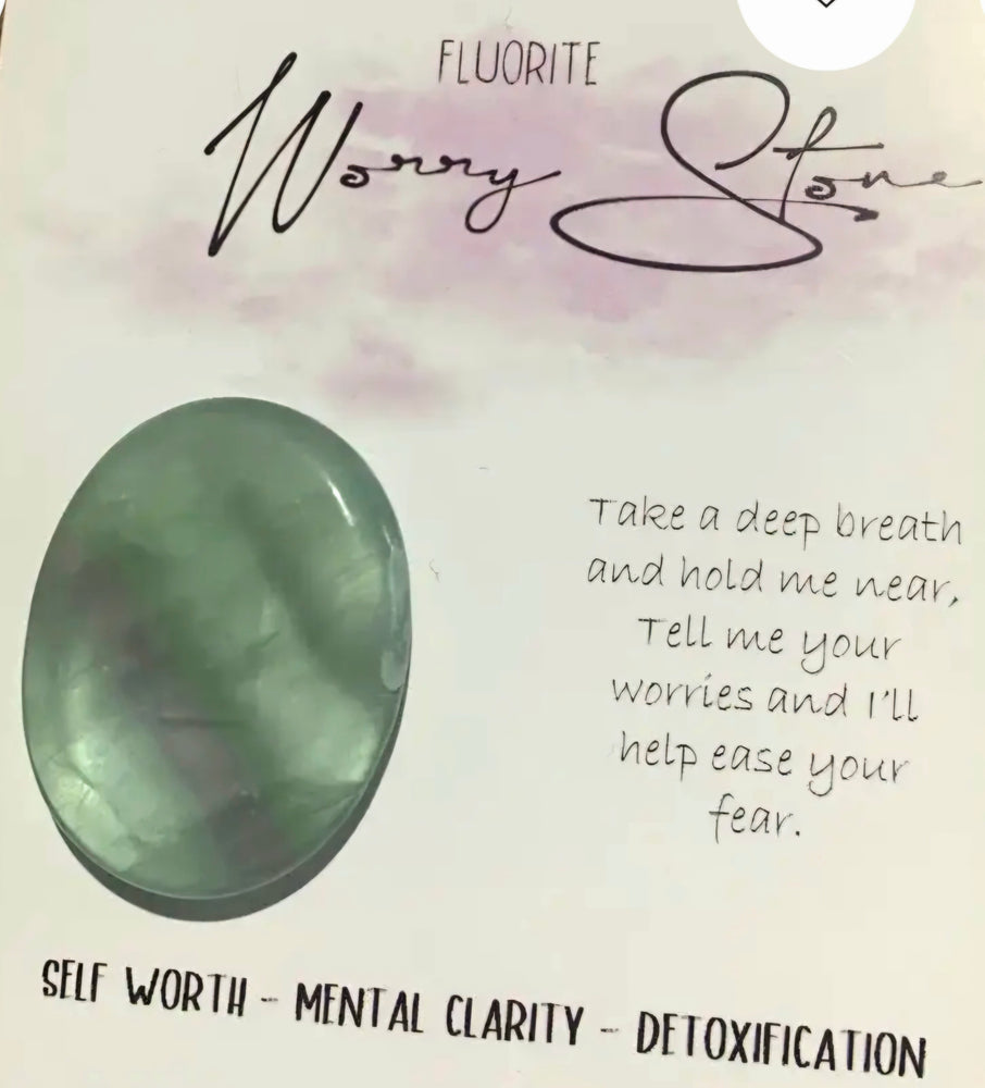 Fluorite Worry Stone
