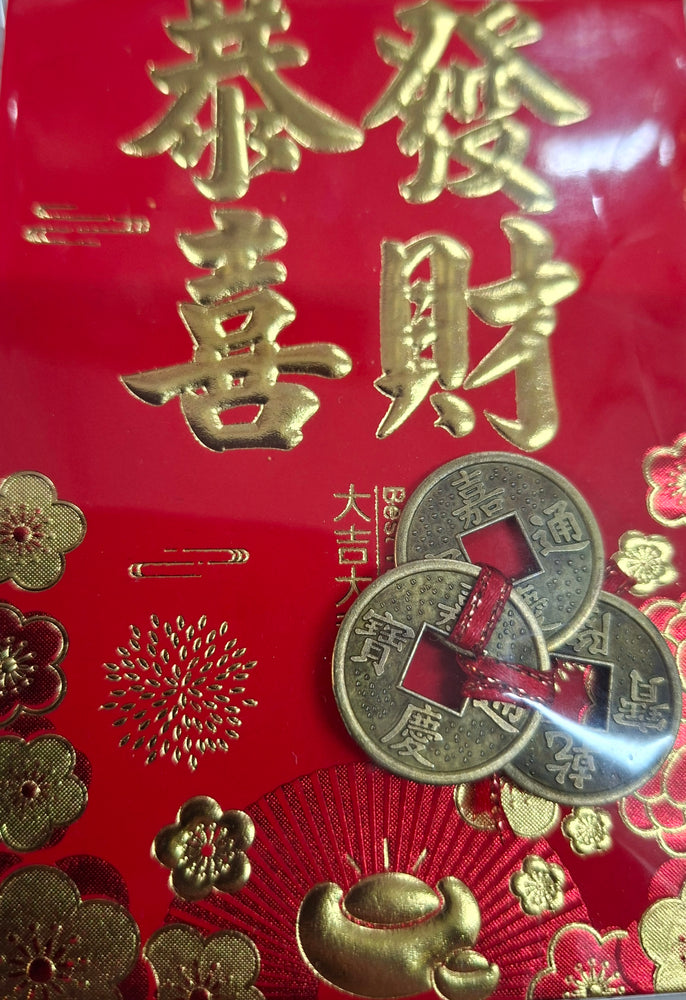 Three Chinese Lucky Coins