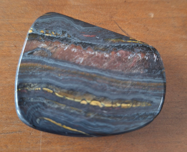 Tiger Iron Tumbled Stone