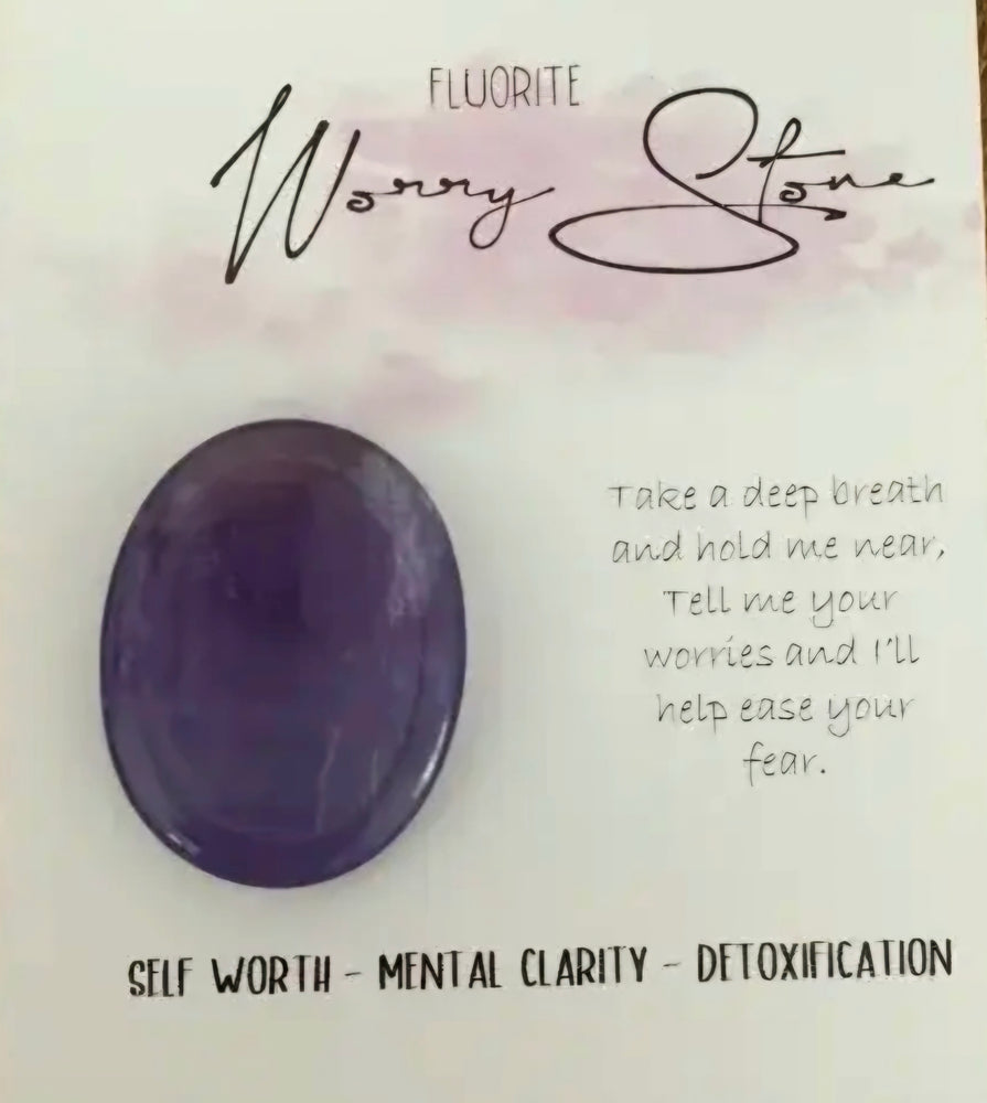Amethyst Worry Stone