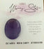 Amethyst Worry Stone