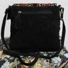 Black Suede Boho Bag