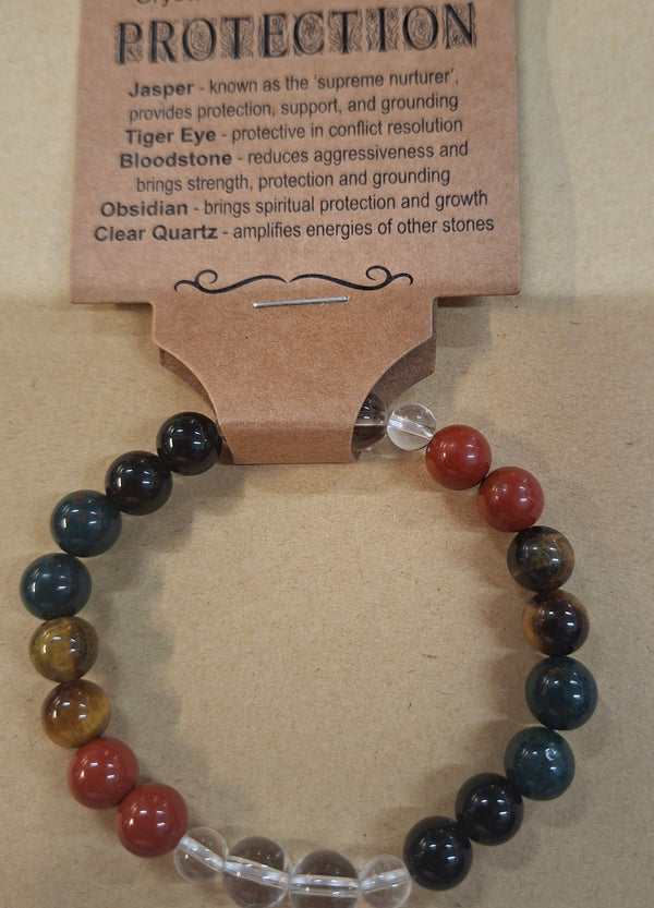 Crystal Healing Bracelet for Protection
