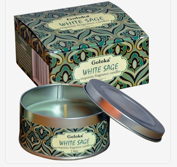 White Sage Goloka Travel Candle