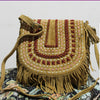 Brown Suede Boho Bag