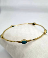 Brass & Gemstone Bangles