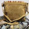 Brown Suede Boho Bag