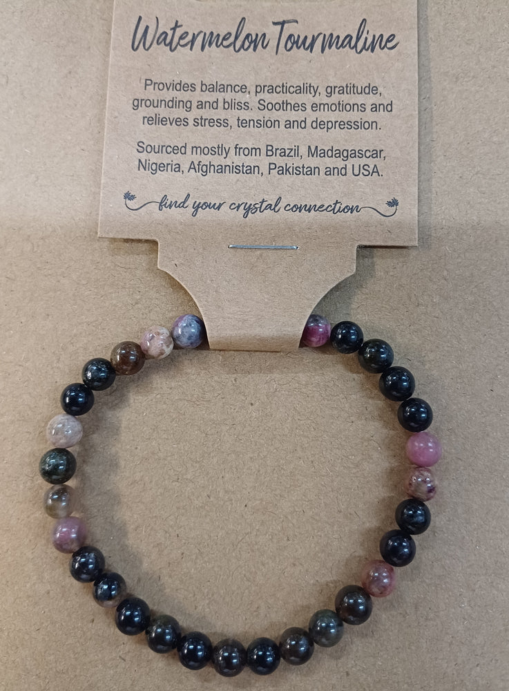 Watermelon Tourmaline Bracelet