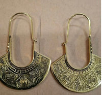Tribal Brass Earrings