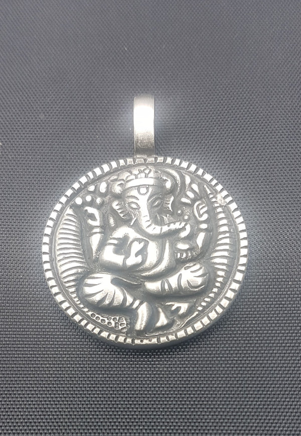 Pewter Ganesha Pendant