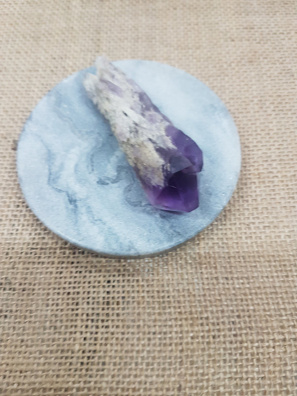 Amethyst  Dragon Teeth Crystal