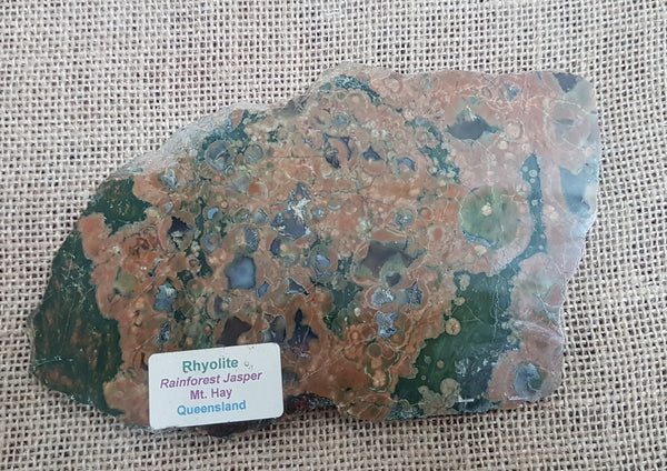 Rhyolite Crystal Slab