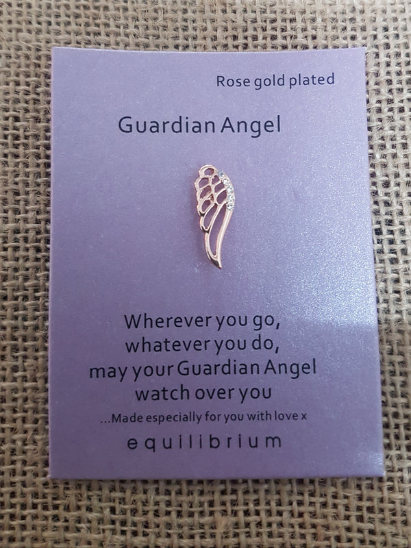Guardian Angel  Wing Brooch
