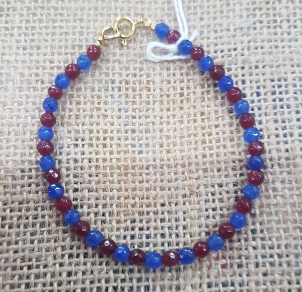 Ruby and Sapphire Bracelet