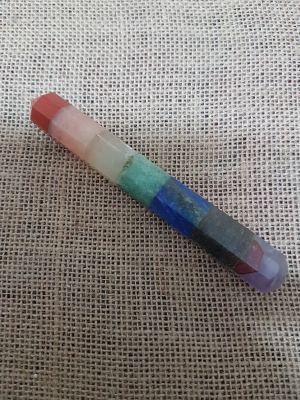 7 Chakra  Crystal Wand