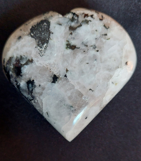 Moonstone Heart Crystal