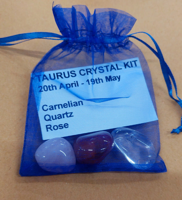 Taurus Star Sign Crystal Kit