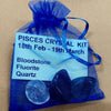 Pisces Star Sign Crystal Set