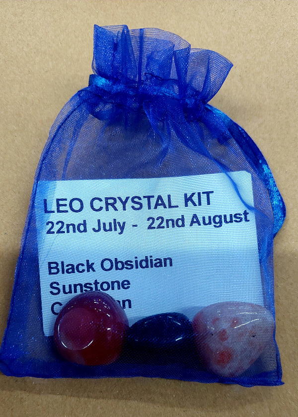 Leo Star Sign Crystal Kit