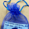 Scorpio Stat Sign Crystal Kit