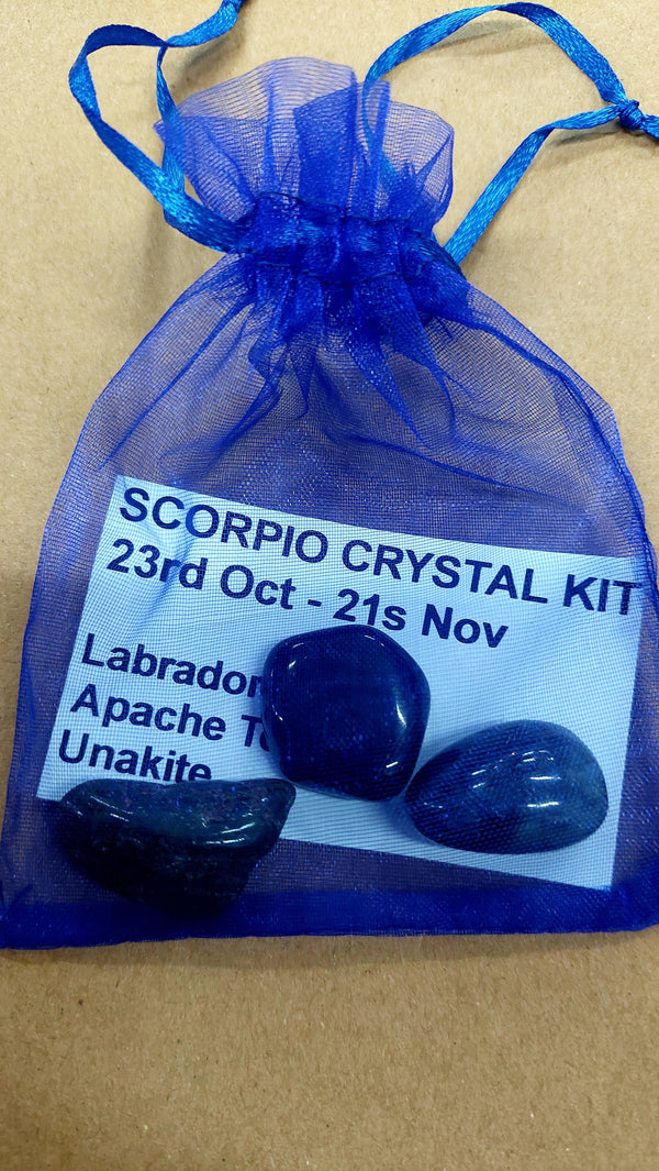 Scorpio Stat Sign Crystal Kit