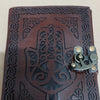 Hamsa Hand Leather Journal