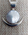 White Shell New Moon Pendant