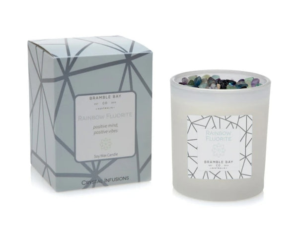 Rainbow Flouorite Crystal Infusions Candle