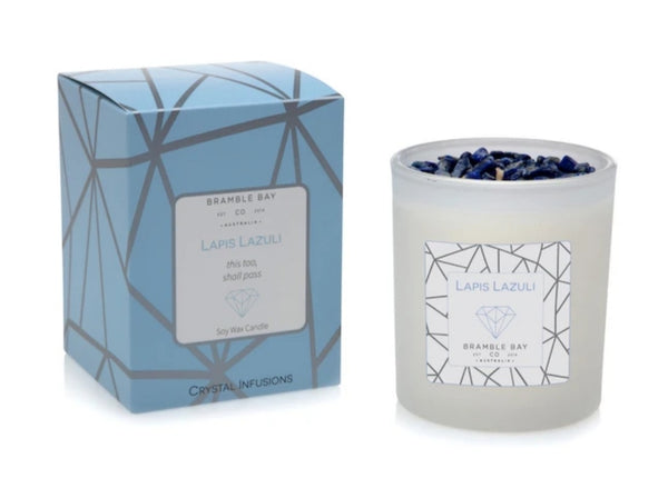 Lapis Lazuli Crystal Infusion Candle