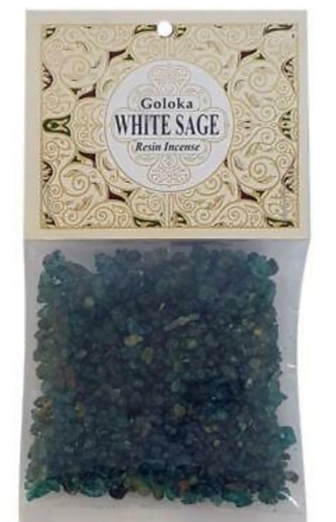 Goloka  White Sage Resin