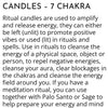 7 Chakra Ritual Candles